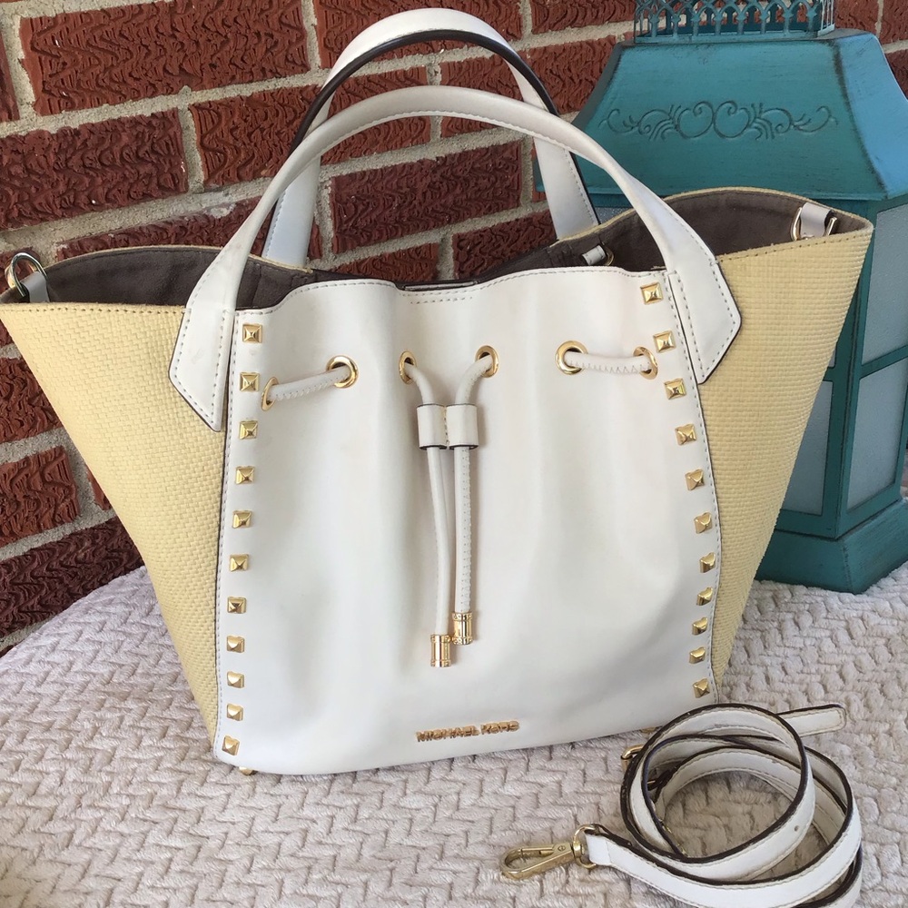 Michael kors large bucket drawstring phoebe